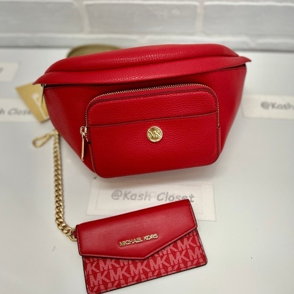 Michael Kors Maisie 2-in-1 Sling WaistPack Large Fanny bag Crossbody Bri… - Picture 5 of 12